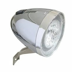 Büchel Retro LED-Scheinwerfer Silber Mit Schalter Für ND