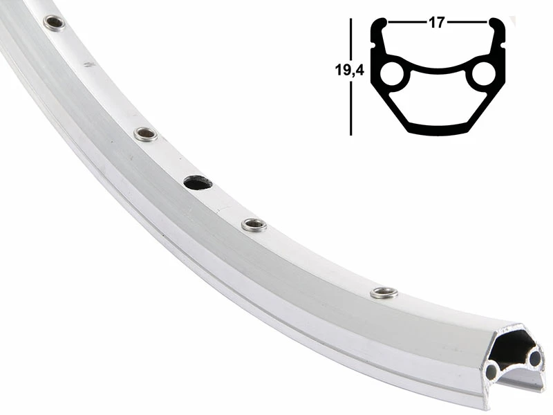 28 Zoll 17-622 Contec Classic L17 Alufelge Silber Geöst 36L 3 28 Zoll 17-622 Contec Classic L17 Alufelge Silber Geöst 36L