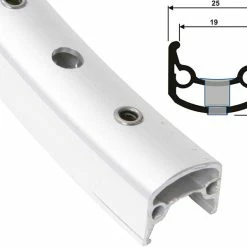 28 Zoll 19-622 Contec Classic S19 Alufelge Silber Geöst 36L