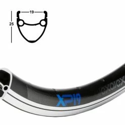 26 Zoll 19-559 Exal XP19 Alufelge Schwarz/silber 36L