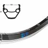 28 Zoll 19-622 Exal ZX19 Alufelge Schwarz/silber Geöst 36L -Felgenringe Verkaufsladen exal18 zx19sw