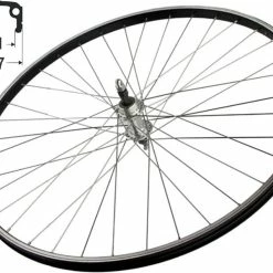 Hinterrad 21-559 Schürmann Sport Kastenfelge Schwarz Schraubkranz