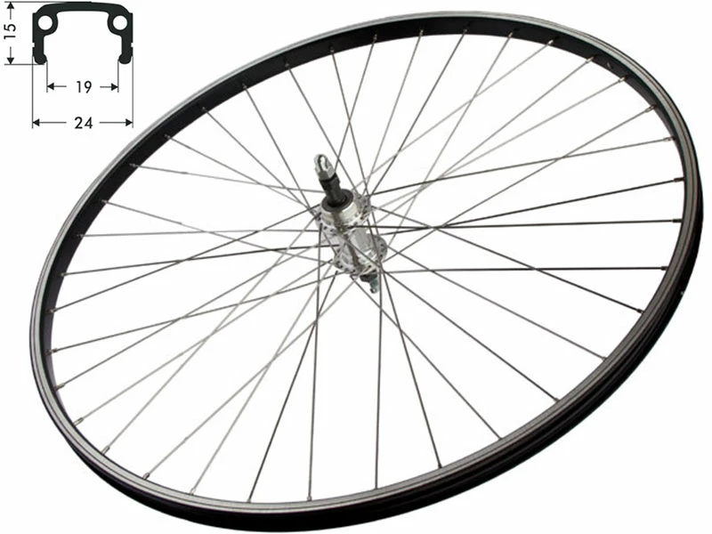 Hinterrad 19-406 Schürmann Sport Kastenfelge Schwarz Schraubkranz 3 Hinterrad 19-406 Schürmann Sport Kastenfelge Schwarz Schraubkranz