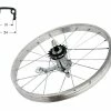 Hinterrad 19-305 Kastenfelge Silber Velosteel 108mm