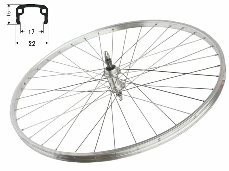 Hinterrad 28 Zoll 17-622 Grünert Alu-Kastenfelge Silber Mutternachse Für 5-6-7-er Schraubkranz 3 Hinterrad 28 Zoll 17-622 Grünert Alu-Kastenfelge Silber Mutternachse Für 5-6-7-er Schraubkranz