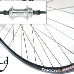 Hinterrad 28 Zoll 19-622 EXAL XP19 Schwarz Für Schraubkranz