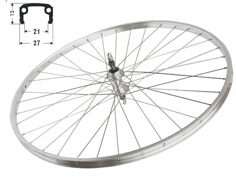 Hinterrad 26 Zoll 21-559 Alu-Kastenfelge Silber Mit Schraubkranznabe 135mm 3 Hinterrad 26 Zoll 21-559 Alu-Kastenfelge Silber Mit Schraubkranznabe 135mm