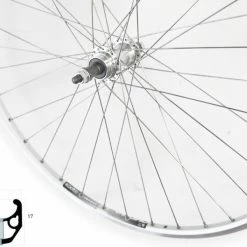 Rennrad-Hinterrad 13-622 Ryde Chrina Silber / Schraubkranz