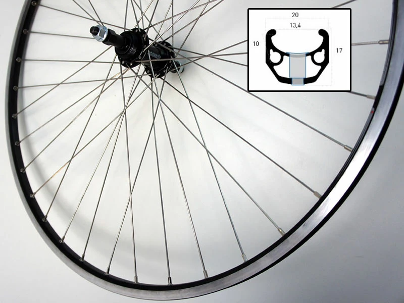 Rennrad-Hinterrad 13-622 Ryde Chrina Schwarz / Union Schraubkranz 3 Rennrad-Hinterrad 13-622 Ryde Chrina Schwarz / Union Schraubkranz