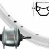 Hinterrad 17-622 Contec Classic L17 Silber Shimano Nexus 8-Gang Leerlauf/Rollenbr. Si-Sp 2 Hinterrad 17-622 Contec Classic L17 Silber Shimano Nexus 8-Gang Leerlauf/Rollenbr. Si-Sp -Felgenringe Verkaufsladen hr19 3606431