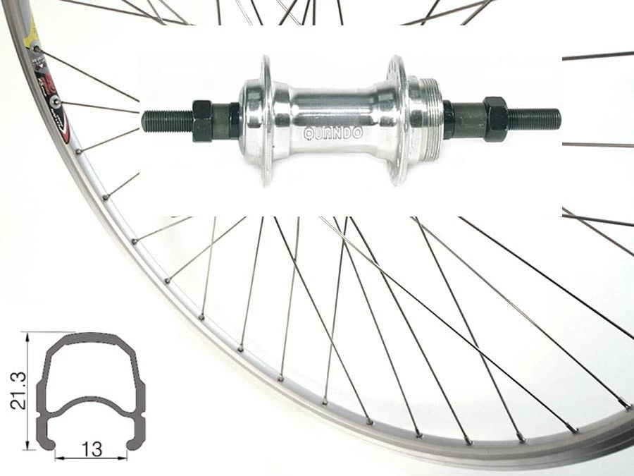 Rennrad-Hinterrad 28 Zoll 13-622 Rodi Wegal Due Silber Quando Mutternachse 129mm Für 5-6-7-fach-Schraubkassette 3 Rennrad-Hinterrad 28 Zoll 13-622 Rodi Wegal Due Silber Quando Mutternachse 129mm Für 5-6-7-fach-Schraubkassette