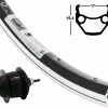 Hinterrad 17-622 Contec Classic L17 Schwarz Shimano Nexus 8-Gang Rücktritt Sw-Sp