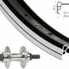 Hinterrad 20 Zoll 23-406 Rodi FS23 Schwarz Quando KT-D16F BMX / Dicke M14-Mutternachse 110mm -Felgenringe Verkaufsladen hr21 3605482