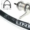 Hinterrad 28 Zoll 19-622 Schürmann Euroline Schwarz Mit Shimano Nexus 3-Gang Rücktritt Silber 120mm Und Schwarzen Speichen -Felgenringe Verkaufsladen hr21 857888a