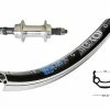 Hinterrad 28 Zoll 19-622 EXAL MX19 Schwarz Mit Schraubkranznabe Silber / Silberne Niro-Speichen -Felgenringe Verkaufsladen hr22 497510
