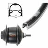 Hinterrad 19-559 Ryde Andra10 Schwarz Mit Shimano Nexus 8-Gang Schwarz Leerlauf/Rollenbr. / Speichen Silber -Felgenringe Verkaufsladen hr22 7606833