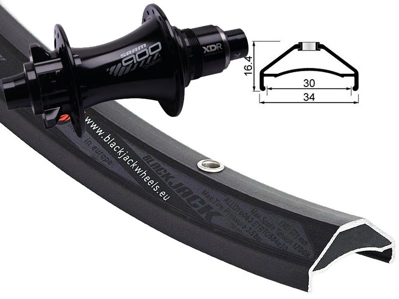 Hinterad 27.5 Zoll 30-584 Rodi Ready 30 Disc Schwarz Mit SRAM 900 6-Loch-Disc-Nabe Schwarz 11-12-XDR Für 12mm-Steckachse Boost 148mm 3 Hinterad 27.5 Zoll 30-584 Rodi Ready 30 Disc Schwarz Mit SRAM 900 6-Loch-Disc-Nabe Schwarz 11-12-XDR Für 12mm-Steckachse Boost 148mm