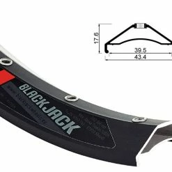 27.5 Zoll 40-584 Rodi Ready Disc Alufelge Schwarz Geöst 36L