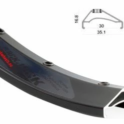 28 Zoll 30-622 Rodi Ready 30 ASY Disc Alufelge Schwarz Geöst 32L