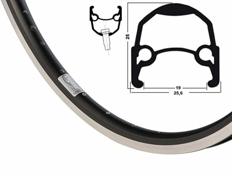 26 Zoll 19-559 Ryde Andra10 Alufelge Schwarz/silber 36L 3 26 Zoll 19-559 Ryde Andra10 Alufelge Schwarz/silber 36L