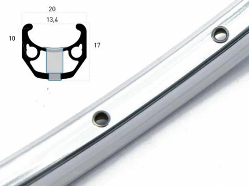 28 Zoll 13-622 Ryde Chrina Rennrad-Alufelge Silber-poliert Geöst 36L 3 28 Zoll 13-622 Ryde Chrina Rennrad-Alufelge Silber-poliert Geöst 36L