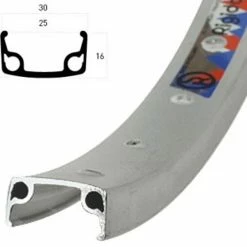 20 Zoll 25-406 Ryde AS32 Alufelge Silber 36L