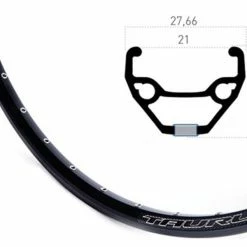 28 Zoll 21-622 Ryde Taurus Disc Alufelge Schwarz Geöst 36L