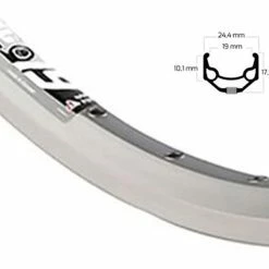 28 Zoll 19-622 Ryde ZAC19 Alufelge Silber Geöst 36L