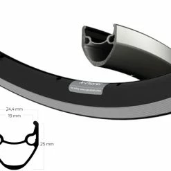 26 Zoll 19-559 Ryde X-Plorer Alufelge Schwarz/silber 36L