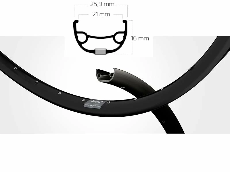 28 Zoll 21-622 Ryde Rival 21 Disc Alufelge Schwarz Geöst 32L 3 28 Zoll 21-622 Ryde Rival 21 Disc Alufelge Schwarz Geöst 32L