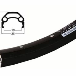 28 Zoll 19-622 Schürmann YAK19 Disc Alufelge Schwarz 32L