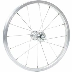 Vorderrad 19-305 Kastenfelge Silber Quando Mutternachse / Für 16 Zoll Reifen