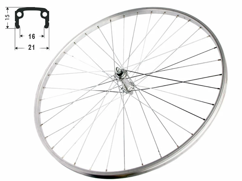 Vorderrad Schürmann Sport Kastenfelge Alu Silber Sondergröße 16-630 Mit Alu-Nabe 100mm 3 Vorderrad Schürmann Sport Kastenfelge Alu Silber Sondergröße 16-630 Mit Alu-Nabe 100mm