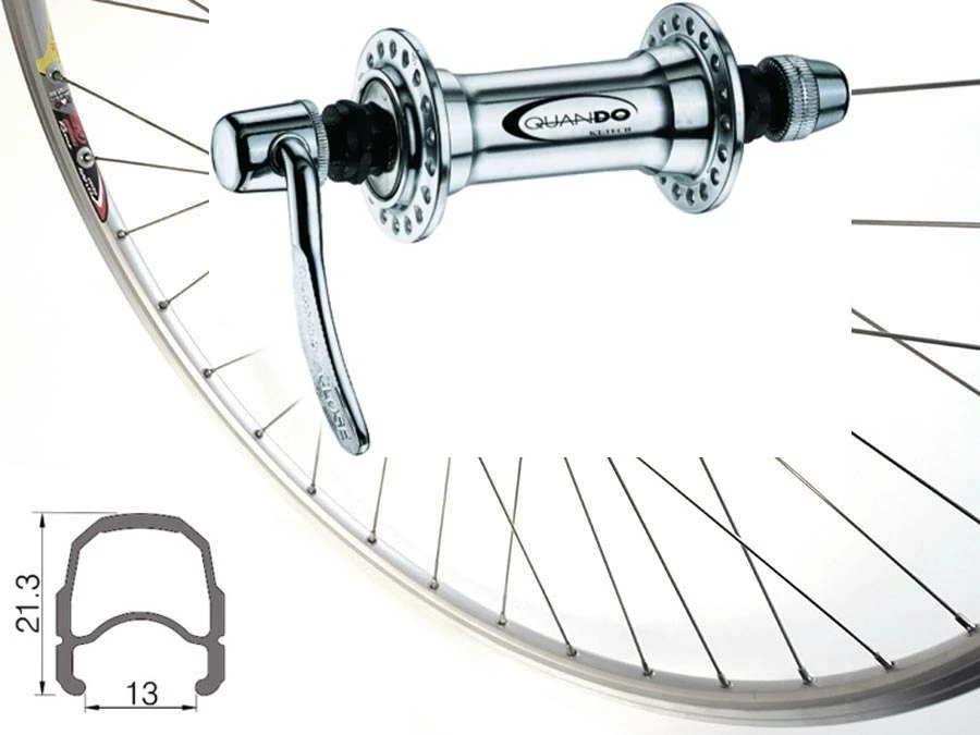 Rennrad-Vorderrad 28 Zoll 13-622 Rodi Wegal Due Silber Quando Schnellspannachse 3 Rennrad-Vorderrad 28 Zoll 13-622 Rodi Wegal Due Silber Quando Schnellspannachse