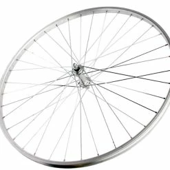 Vorderrad 26 Zoll 21-559 Schürmann Sport Kastenfelge Silber / Mutternachse