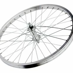 Vorderrad 20 Zoll 19-406 Kastenfelge Silber Vollachse