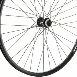 Vorderrad 27.5 Zoll 21-584 Ryde Taurus Disc Schwarz / Shimano HB-TX505 Disc / Schwarze Speichen