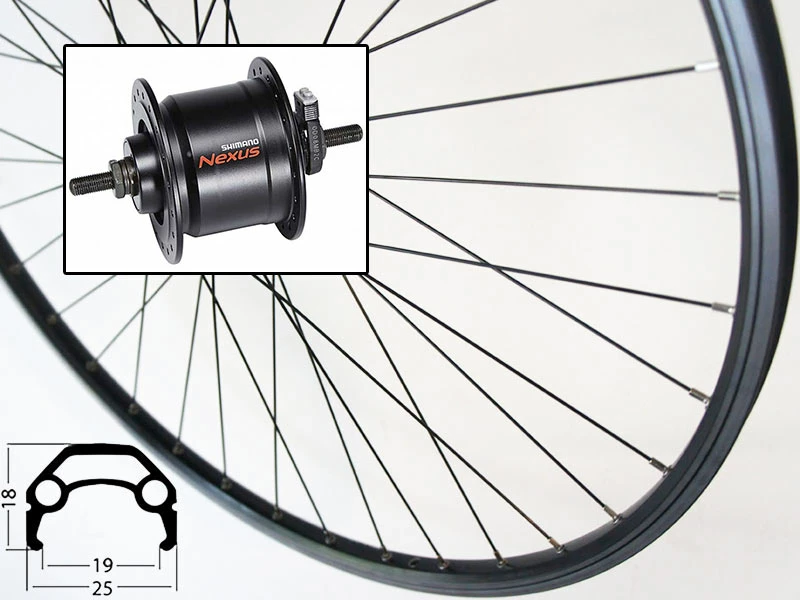 Vorderrad YAK Schwarz Dynamo DHC3000 Schwarz VA 26 Zoll 19-559 3 Vorderrad YAK Schwarz Dynamo DHC3000 Schwarz VA 26 Zoll 19-559