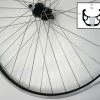 Rennrad-Vorderrad 13-622 Ryde Chrina Schwarz / Union Mutternachse