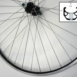 Rennrad-Vorderrad 13-622 Ryde Chrina Schwarz / Union Mutternachse