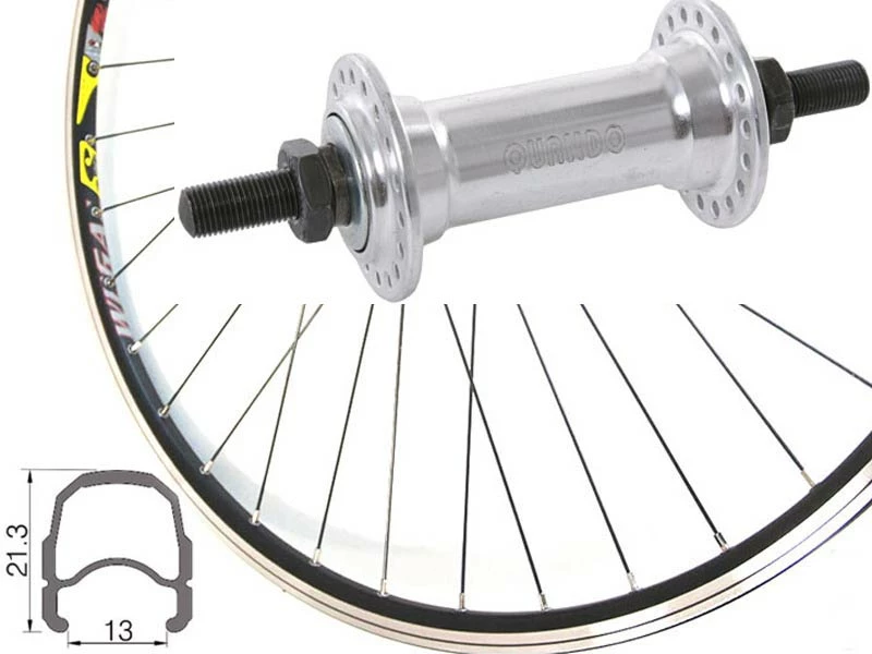 Rennrad-Vorderrad 28 Zoll 13-622 Rodi Wegal Due Schwarz Quando Mutternachse 3 Rennrad-Vorderrad 28 Zoll 13-622 Rodi Wegal Due Schwarz Quando Mutternachse