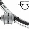 Vorderrad 17-622 Contec Classic L17 Schwarz Shimano Nabendynamo DH-3D37 Silber HA Centerlock Sw-Sp -Felgenringe Verkaufsladen vr19 7600877