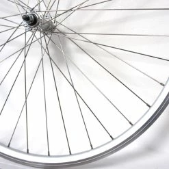 Vorderrad Exal XP19 Silber Mit Alunabe Silber Mutternachse / 26 Zoll 19-559