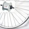 Vorderrad Exal XP19 Silber Mit Shimano Nabendynamo DH-C3000 Silber Mutternachse / 28 Zoll 19-622 -Felgenringe Verkaufsladen vr20 5042873