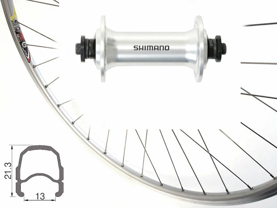 Rennrad-Vorderrad 28 Zoll 13-622 Rodi Wegal Due Silber Shimano Sora Silber Schnellspannachse 3 Rennrad-Vorderrad 28 Zoll 13-622 Rodi Wegal Due Silber Shimano Sora Silber Schnellspannachse
